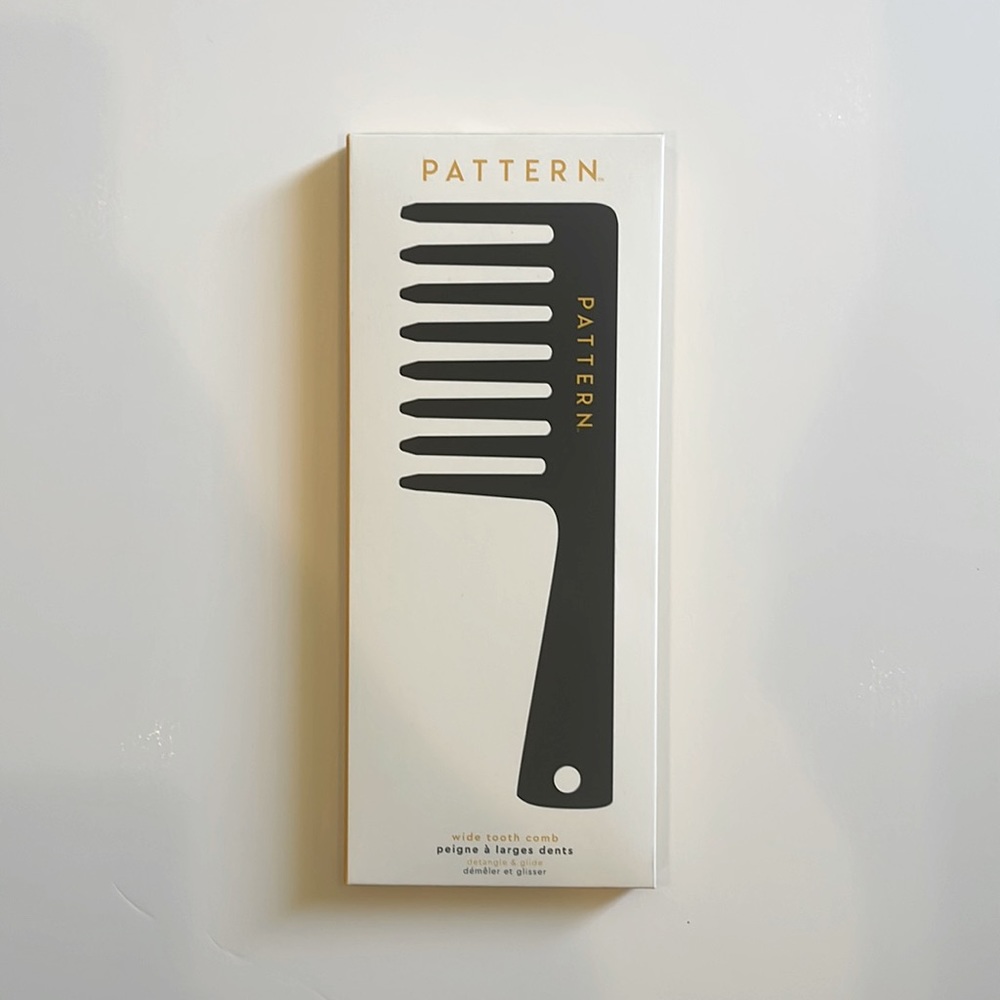 PATTERN Wide Tooth Comb (Brand New / In Box)